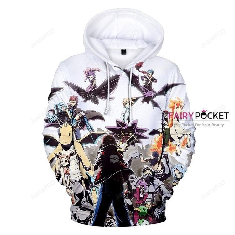 Pokemon 3D All Over Print Hoodie, Zip Hoodie