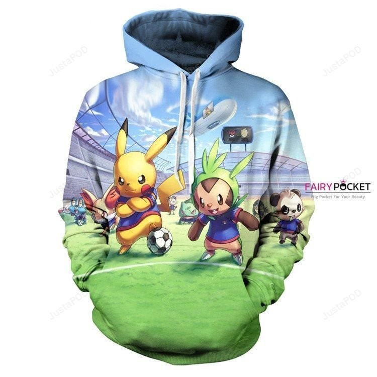 Pokemon 3D All Over Print Hoodie, Zip Hoodie
