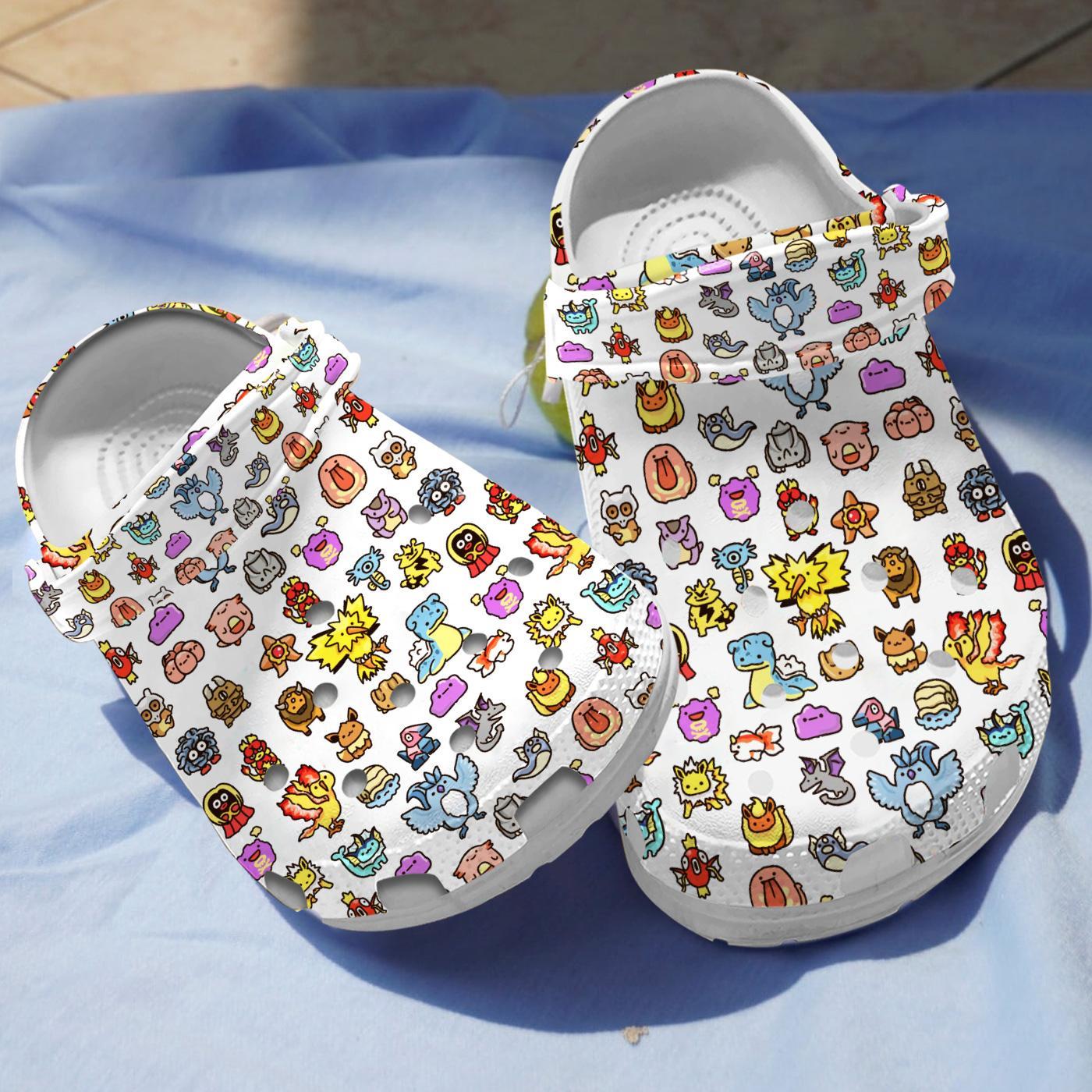 **Pokemon Crocs Clogs: Comfy Anime Shoes for All!**" (55