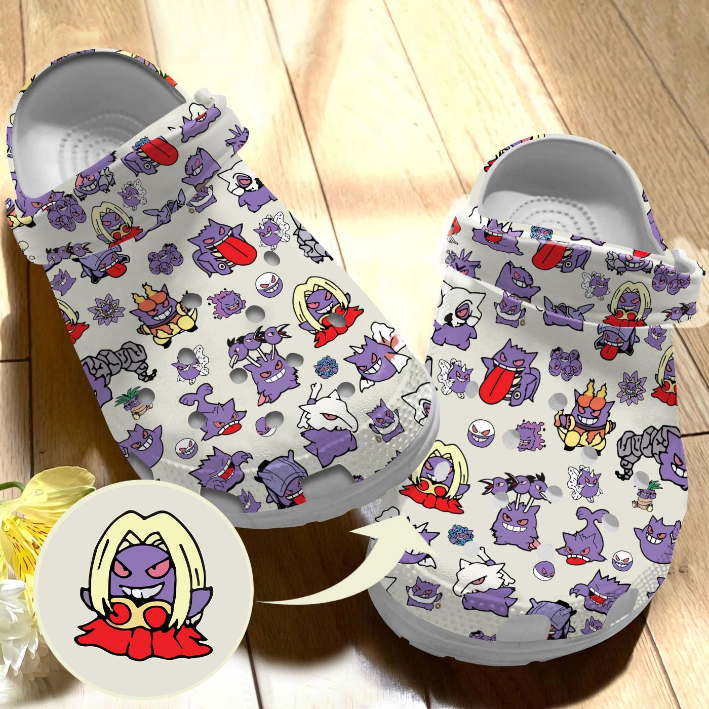Pokemon Anime Crocs Crocband Clogs Shoes Comfortable For Men Women and Kids