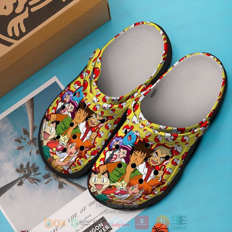 Pokemon Anime Crocs Crocband Clogs Shoes Comfortable For Men Women and Kids