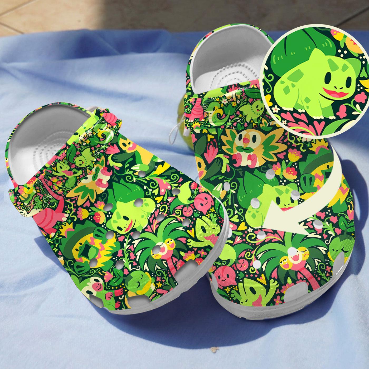 Pokemon Anime Crocs Crocband Clogs Shoes Comfortable For Men Women and Kids