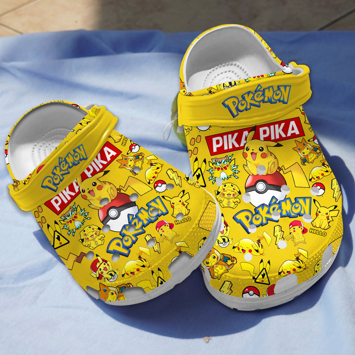 Pokemon Anime Crocs Crocband Clogs Shoes Comfortable For Men Women and Kids