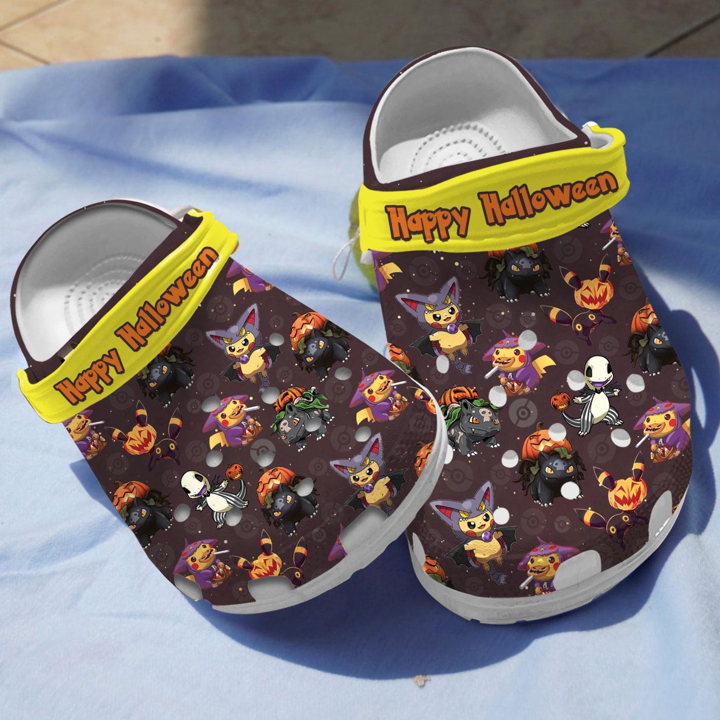 Pokemon Anime Crocs Crocband Clogs Shoes Comfortable For Men Women and Kids