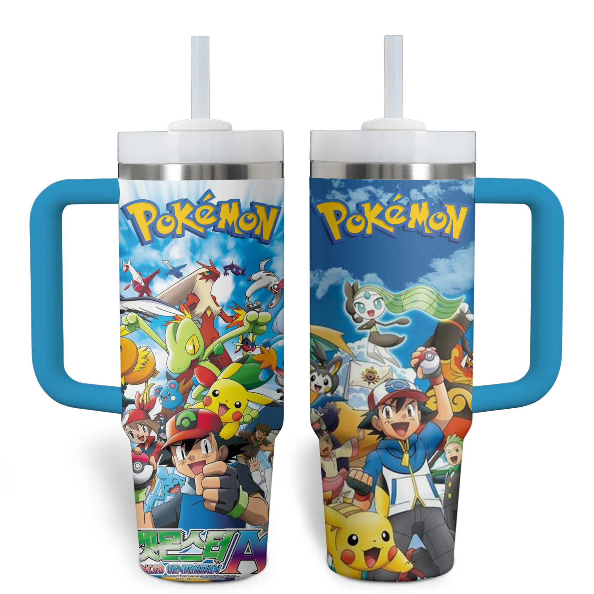 Pokemon Anime Custom Stanley Cup 40 oz 30 oz Tumbler With HandleTVC2301522