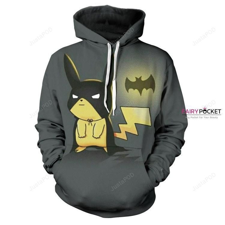 Pokemon Batman Pikachu 3D All Over Print Hoodie, Zip Hoodie