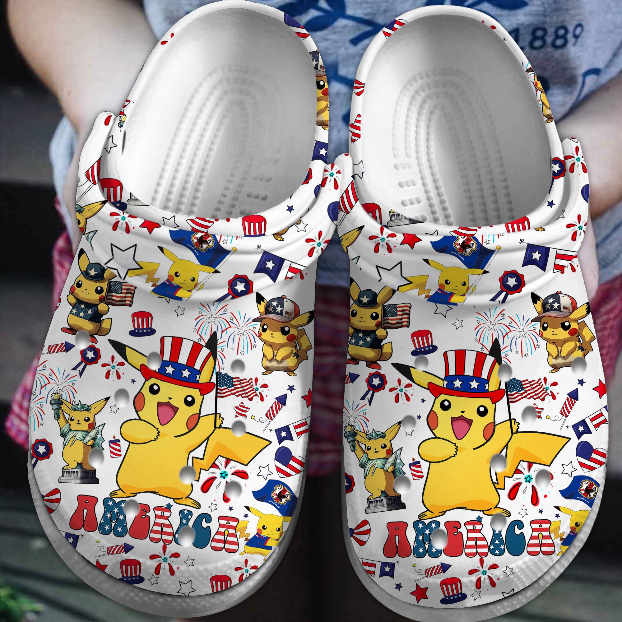 Pokemon Cartoon Crocs Crocband Clogs Shoes Comfortable For Men Women and Kids