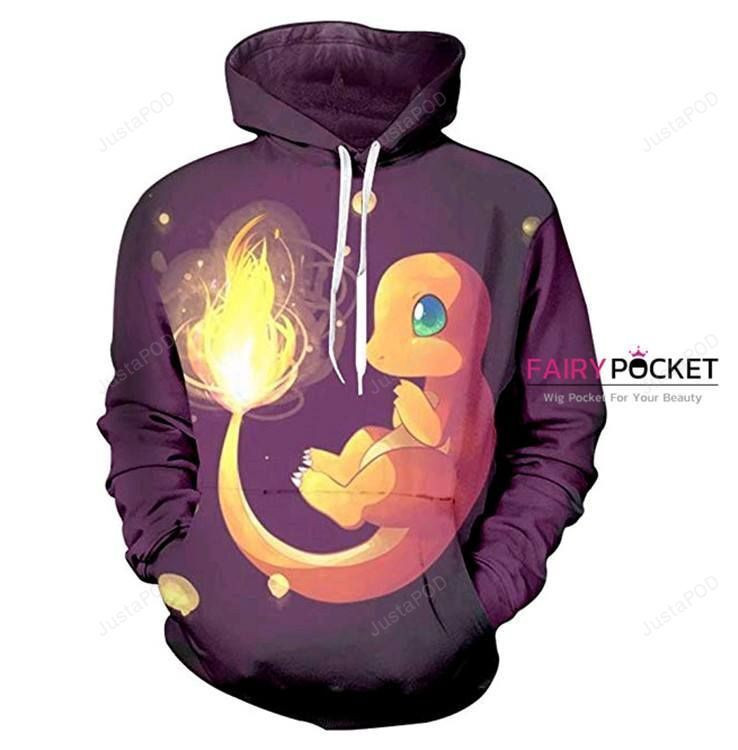 Pokemon Charmander 3D All Over Print Hoodie, Zip Hoodie