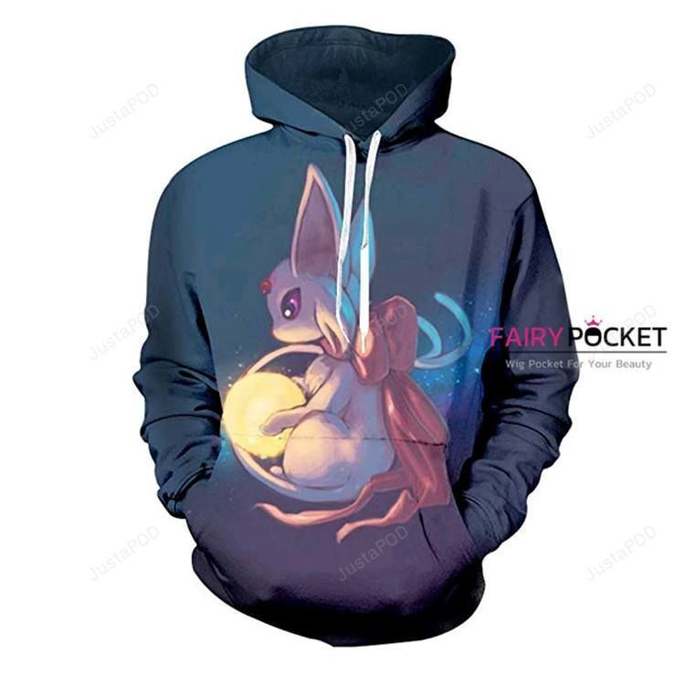Pokemon Dark Blue 3D All Over Print Hoodie, Zip Hoodie