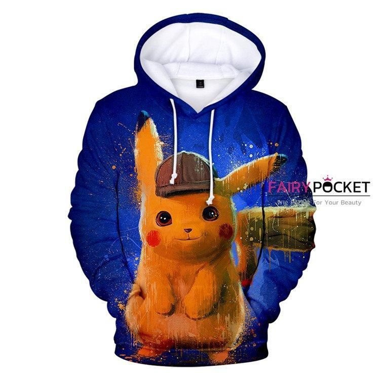 Pokemon Detective Pikachu 3D All Over Print Hoodie, Zip Hoodie