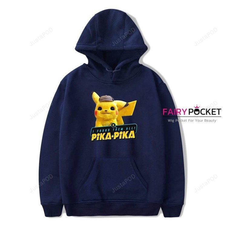 Pokemon Detective Pikachu 3D All Over Print Hoodie, Zip Hoodie