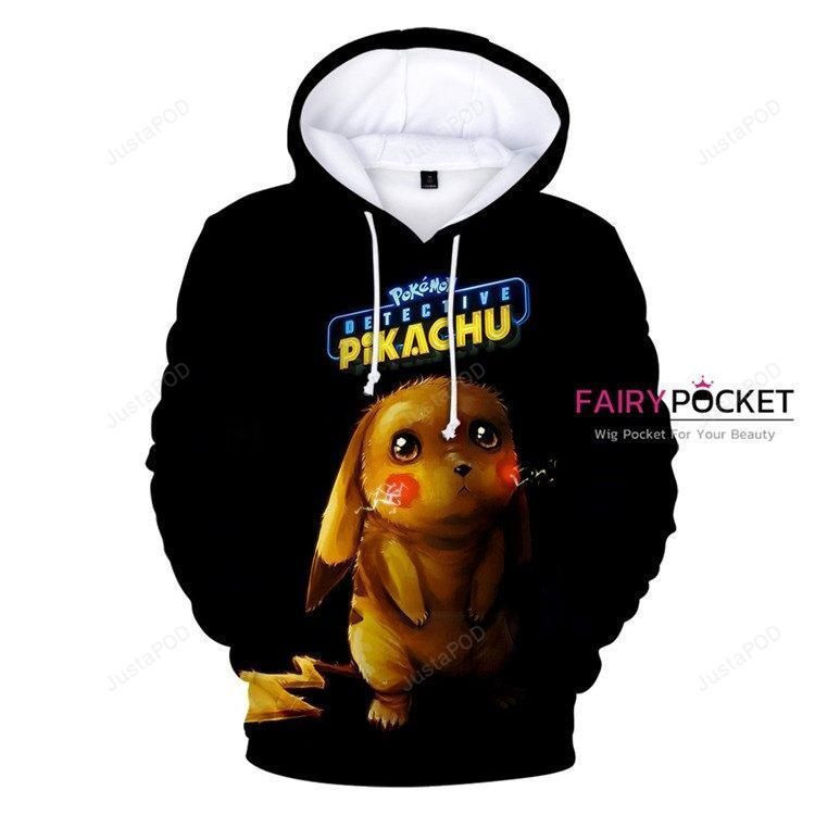 Pokemon Detective Pikachu 3D All Over Print Hoodie, Zip Hoodie