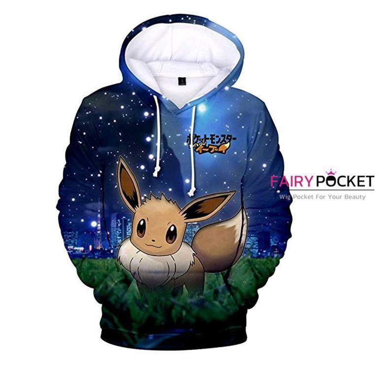 Pokemon Eevee 3D All Over Print Hoodie, Zip Hoodie
