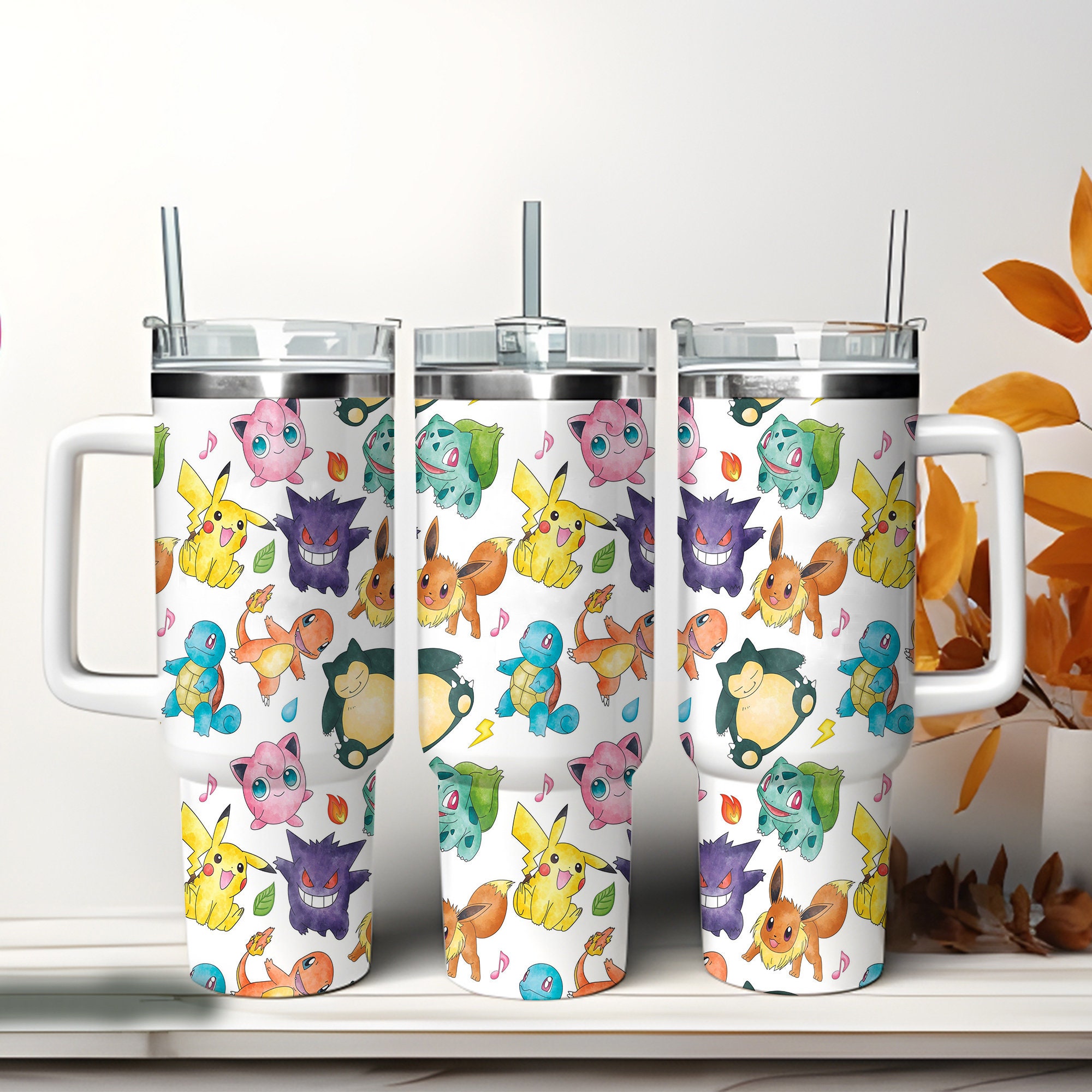 Pokemon Games Custom Stanley Cup 40 oz 30 oz Tumbler With HandleTVC2301973