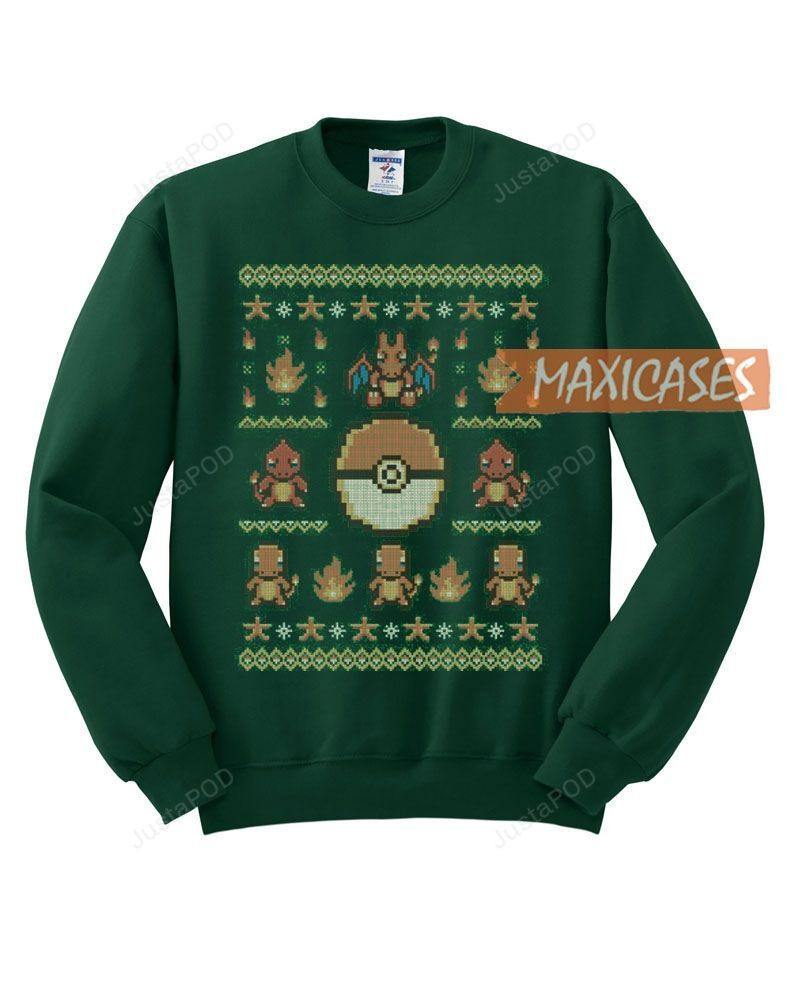 Pokemon Gotta Stitch Ugly Christmas Sweater Adult 3D Funny Matching for family