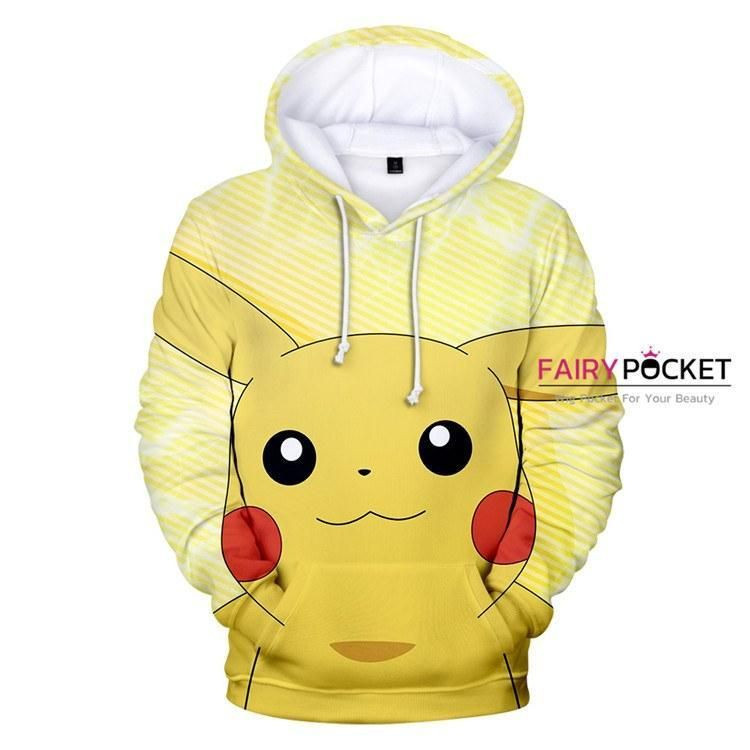 Pokemon Pikachu 3D All Over Print Hoodie, Zip Hoodie