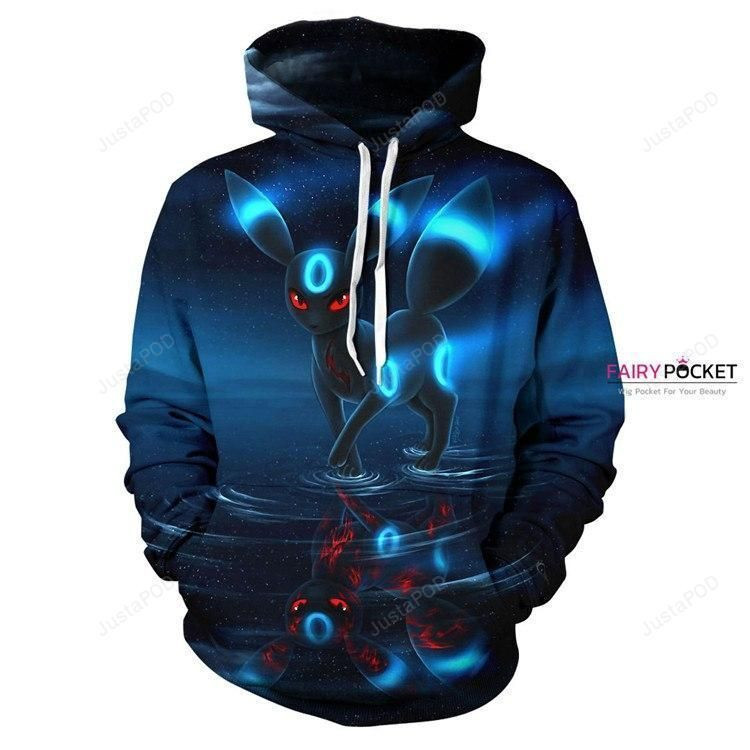 Pokemon Umbreon 3D All Over Print Hoodie, Zip Hoodie