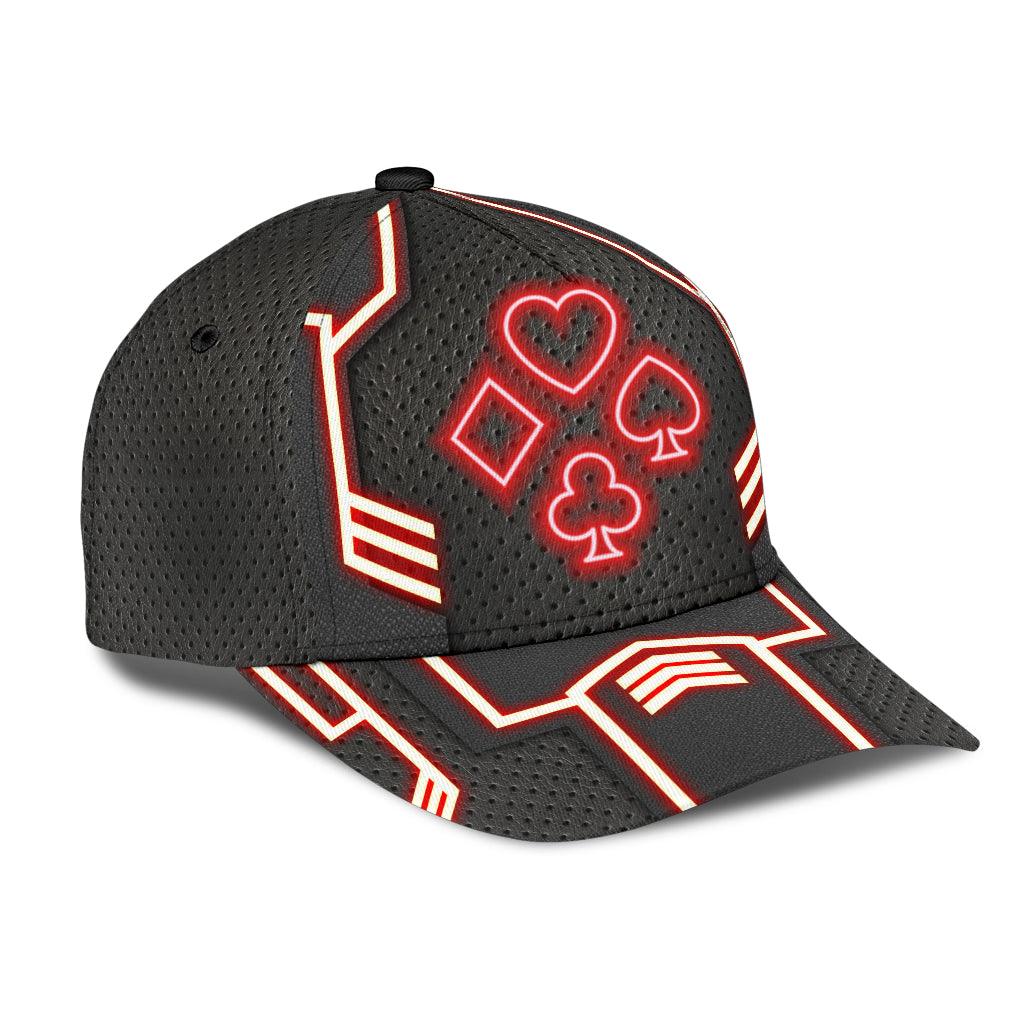 Poker Classic Cap, Gift for Poker Lovers, Poker Players Trucker Hats Custom Hats Gifts For Men & Women