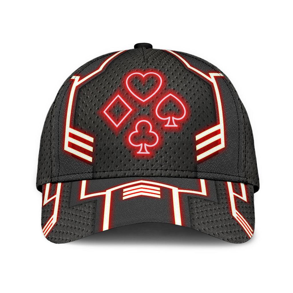 Poker Classic Cap, Gift for Poker Lovers, Poker Players Trucker Hats Custom Hats Gifts For Men & Women