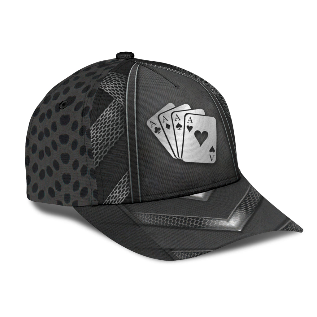 Poker Classic Cap, Gift for Poker Lovers, Poker Players Trucker Hats Custom Hats Gifts For Men & Women
