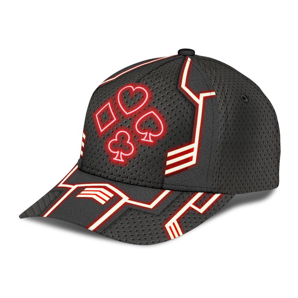 Poker Classic Cap, Gift for Poker Lovers, Poker Players Trucker Hats Custom Hats Gifts For Men & Women