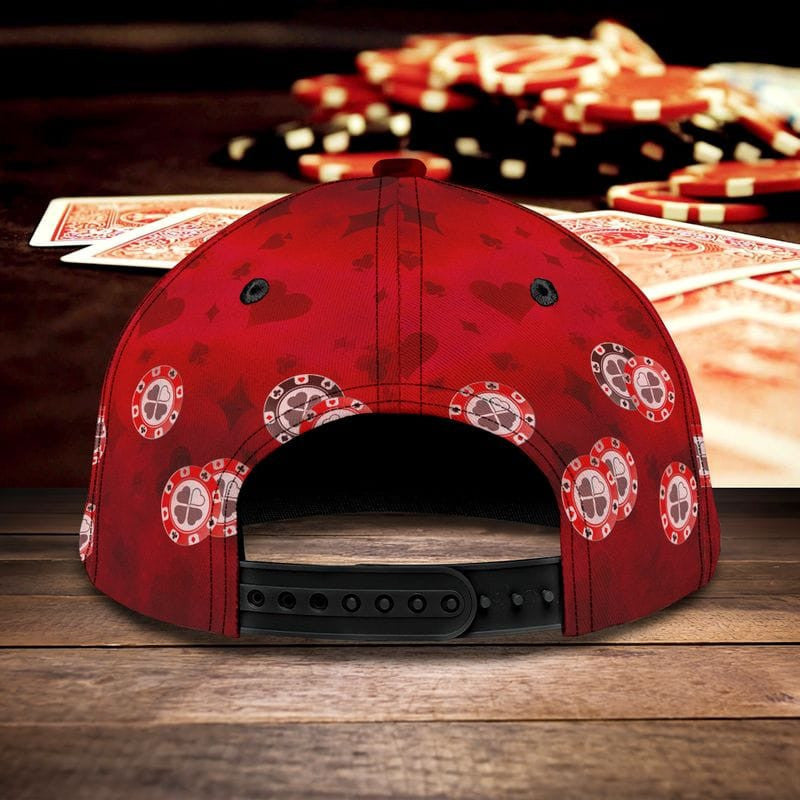Poker Red Classic Cap Trucker Hats Custom Hats Gifts For Men & Women