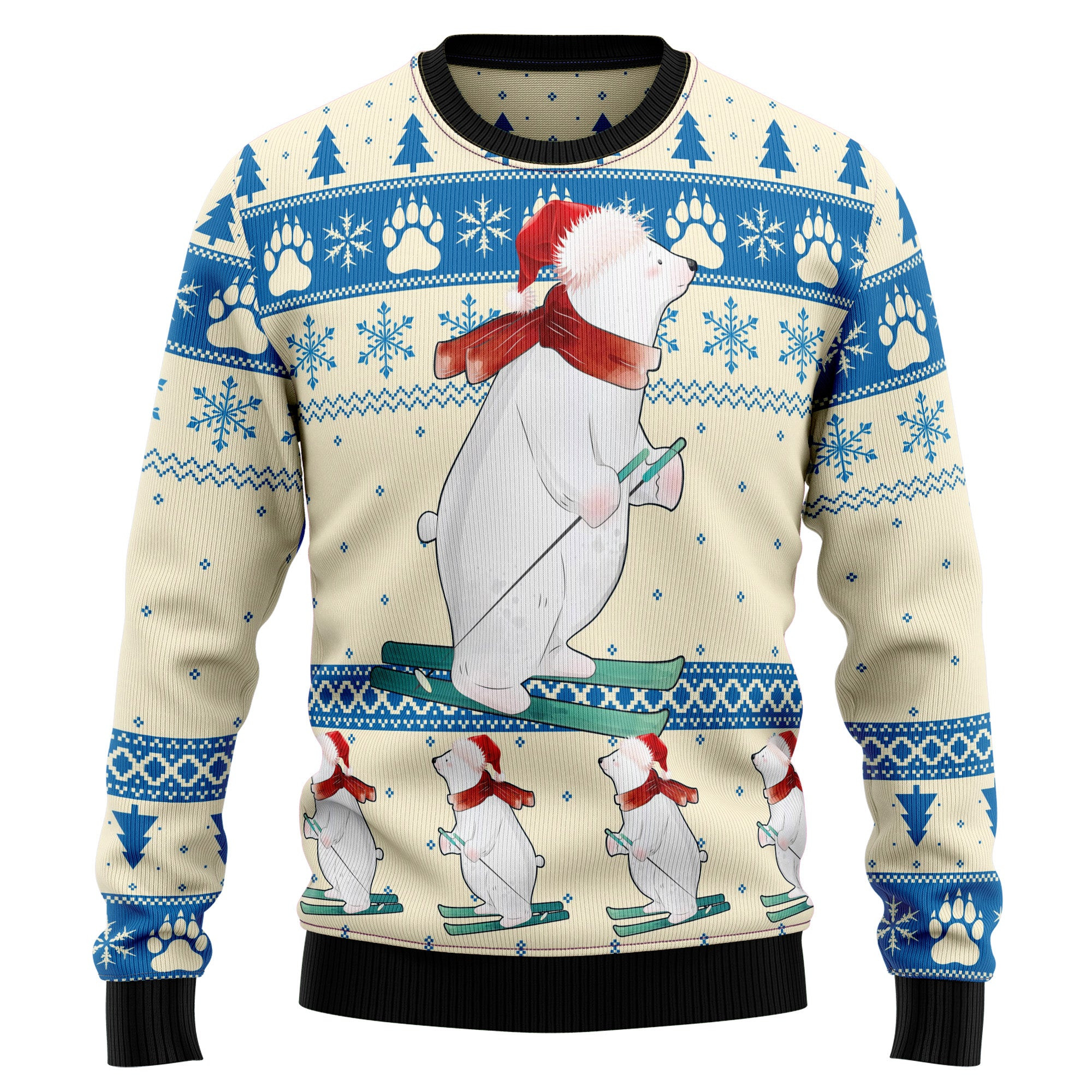 Polar Bear Ice Ugly Christmas Sweater