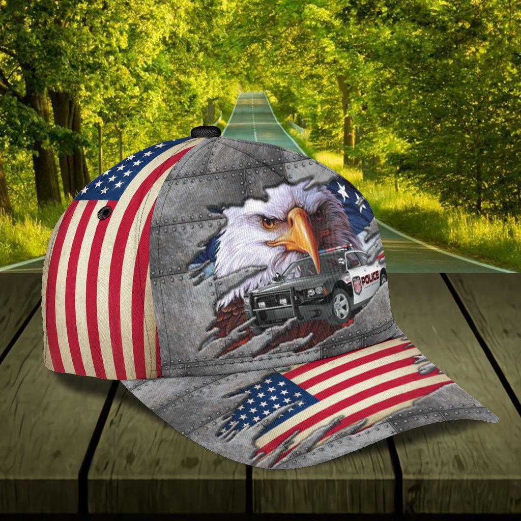 Police Classic Cap, Gift for Police Trucker Hats Custom Hats Gifts For Men & Women