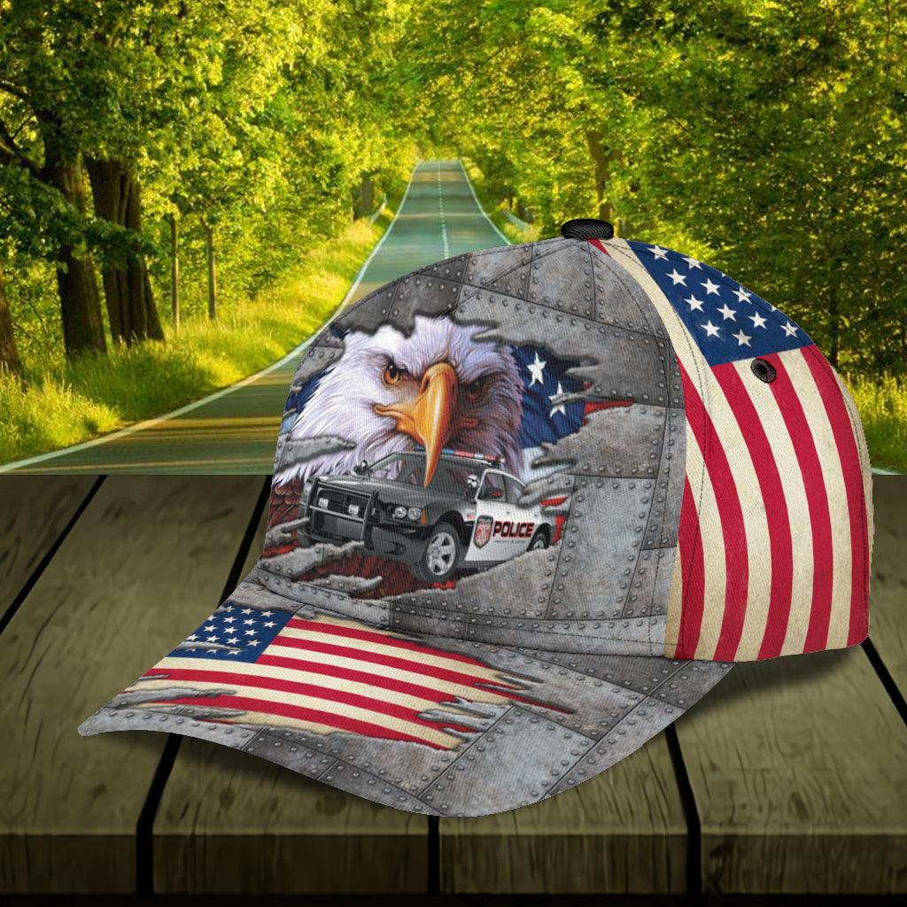 Police Classic Cap, Gift for Police Trucker Hats Custom Hats Gifts For Men & Women