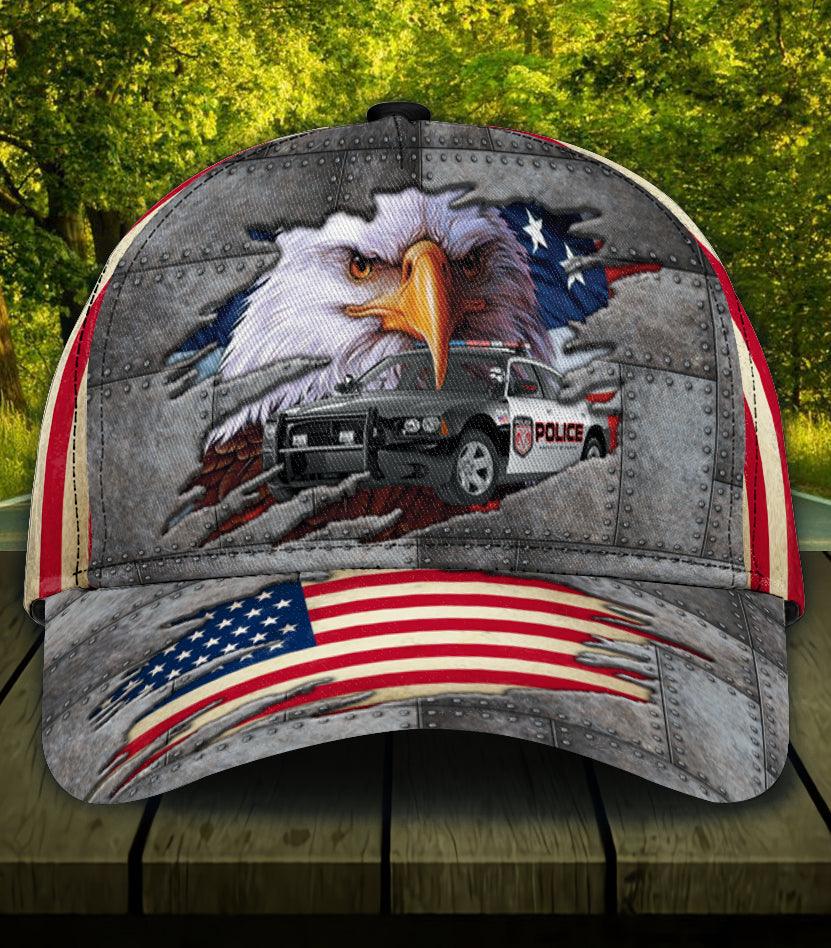 Police Classic Cap, Gift for Police Trucker Hats Custom Hats Gifts For Men & Women