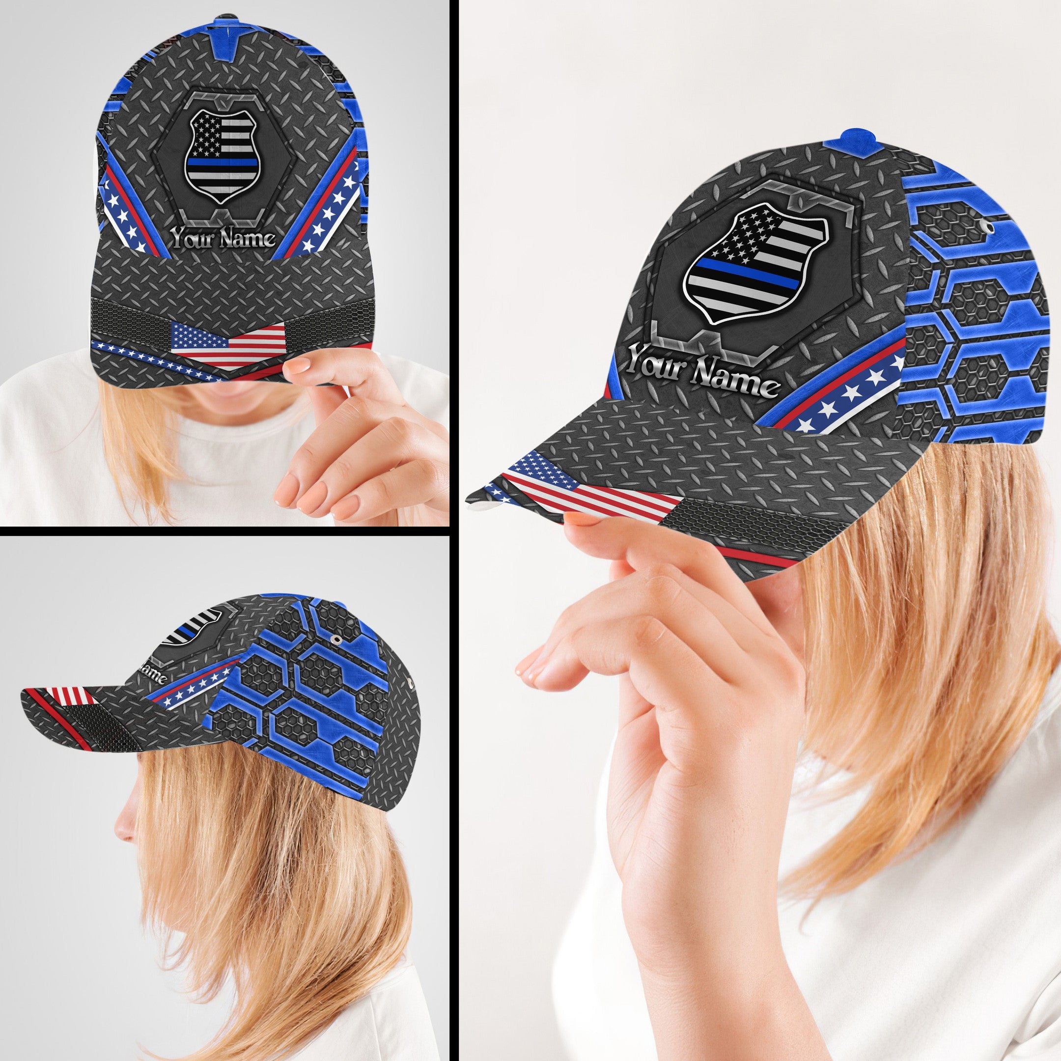Police Hat Classic Cap Trucker Hats Custom Hats Gifts For Men & Women