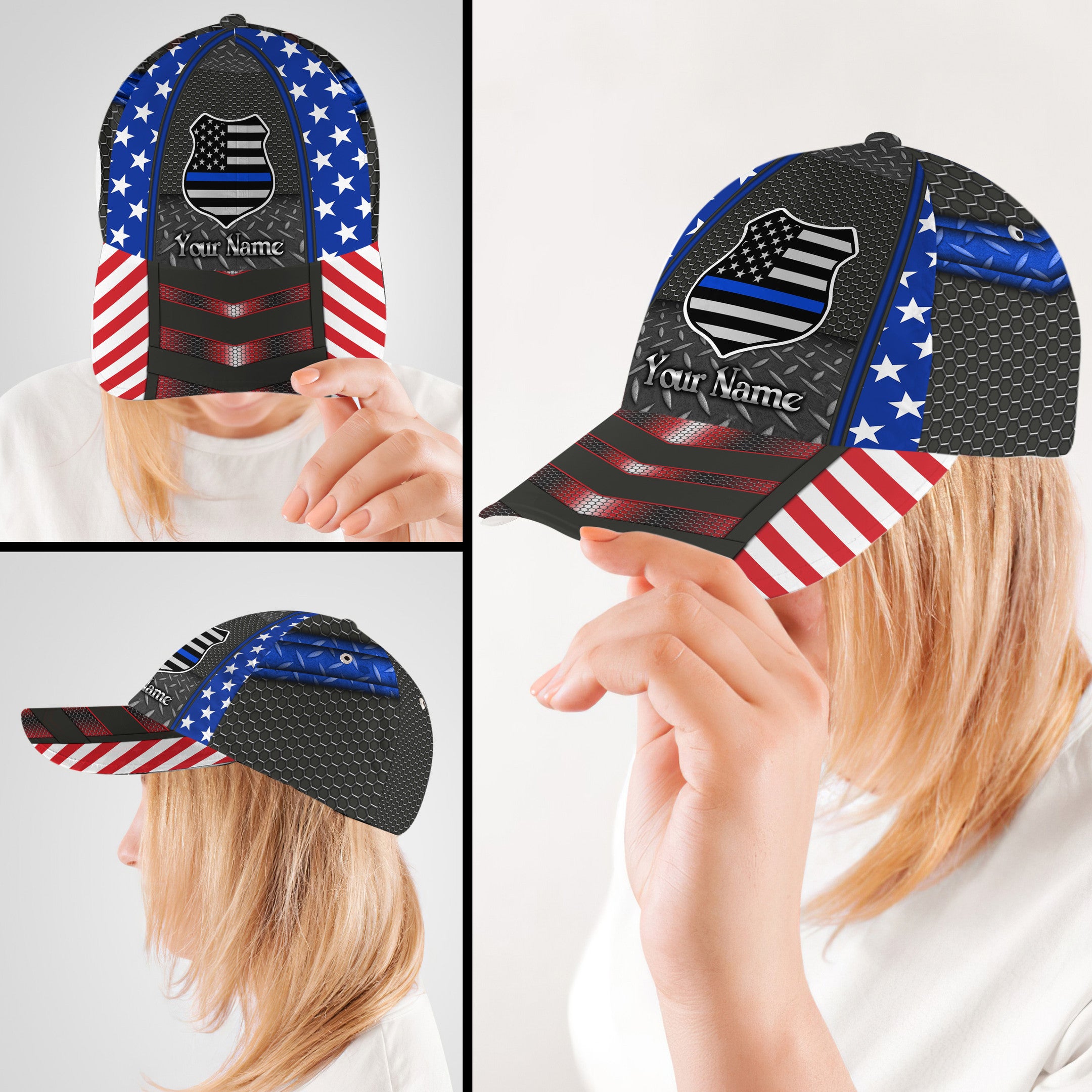 Police Hat Classic Cap Trucker Hats Custom Hats Gifts For Men & Women