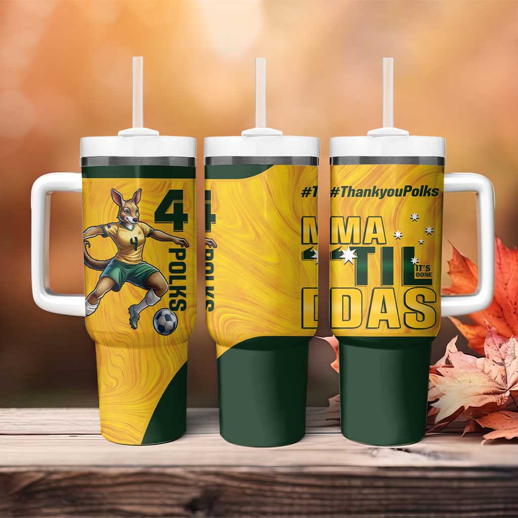 Polkinghorne Australia Matildas 2024 Thank You Polks Custom Stanley Cup 40 oz 30 oz Tumbler With HandleTVC2301332