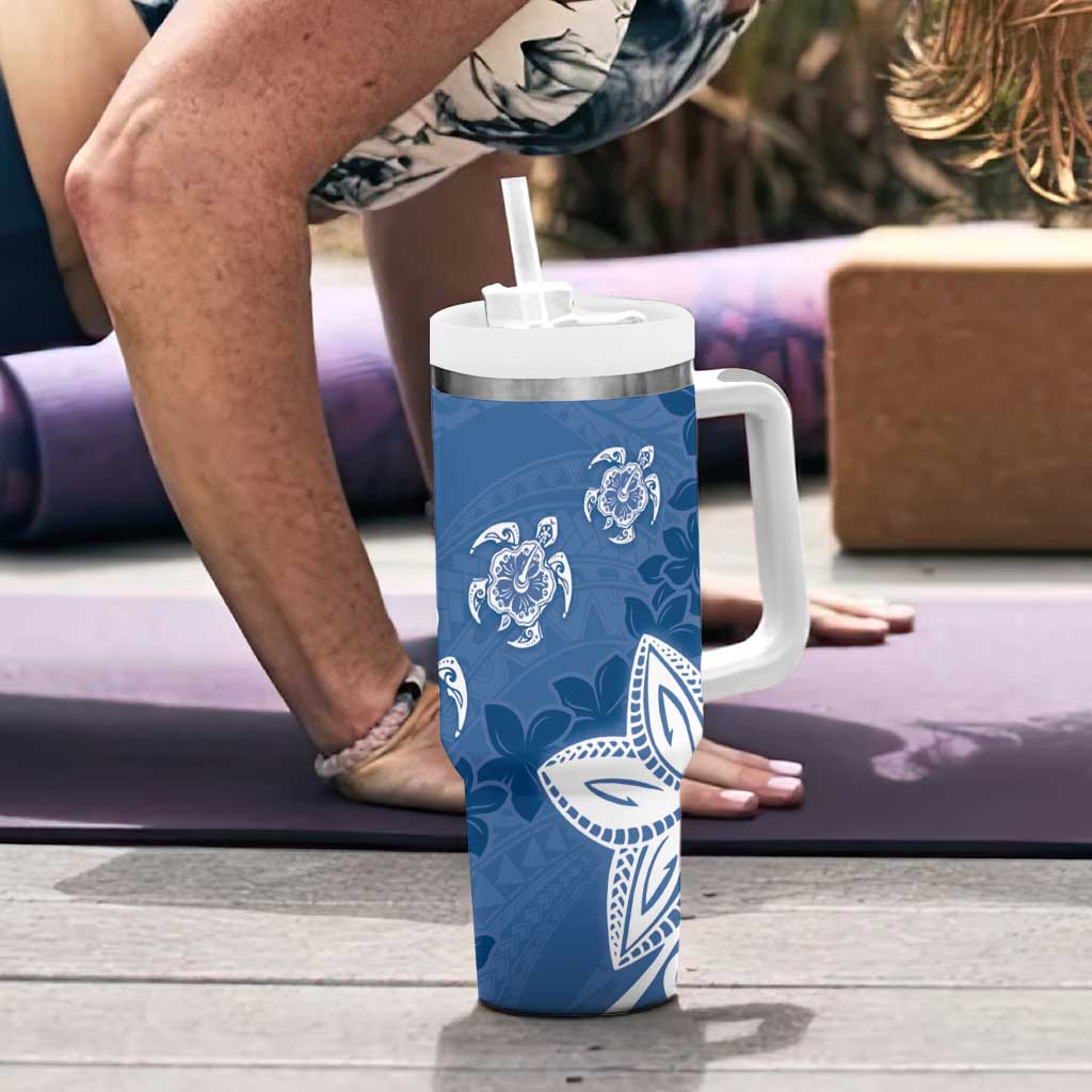 Polynesia Blue Tribal Turtle Floral Custom Stanley Cup 40 oz 30 oz Tumbler With HandleTVC2301388 - Image 6