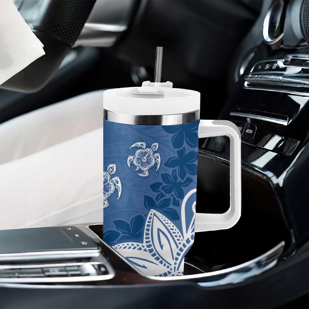 Polynesia Blue Tribal Turtle Floral Custom Stanley Cup 40 oz 30 oz Tumbler With HandleTVC2301388 - Image 8