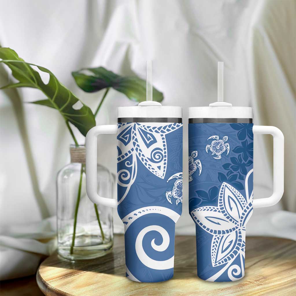 Polynesia Blue Tribal Turtle Floral Custom Stanley Cup 40 oz 30 oz Tumbler With HandleTVC2301388 - Image 9