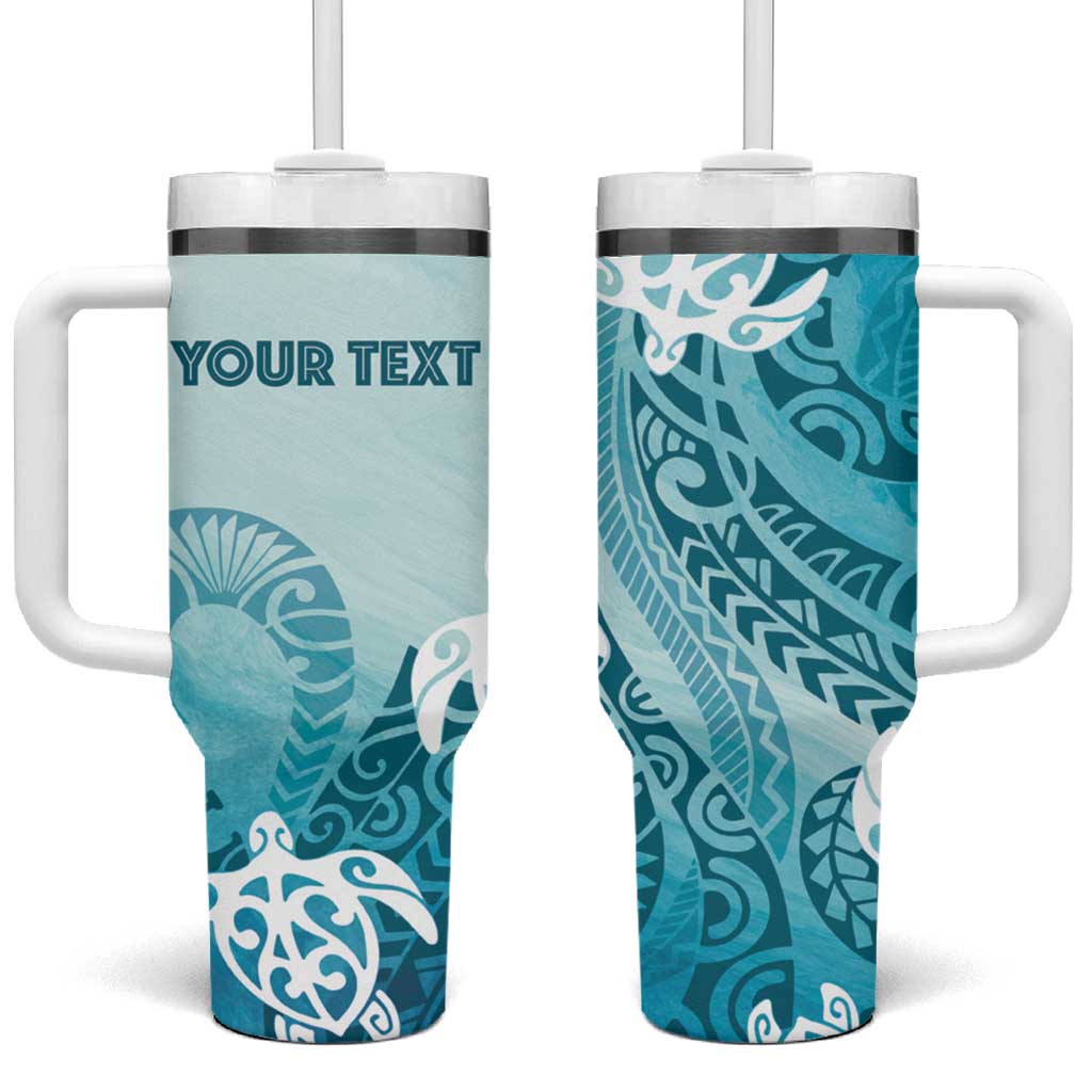 Polynesia Turtle Watercolor Abstract Custom Stanley Cup 40 oz 30 oz Tumbler With HandleTVC2301401