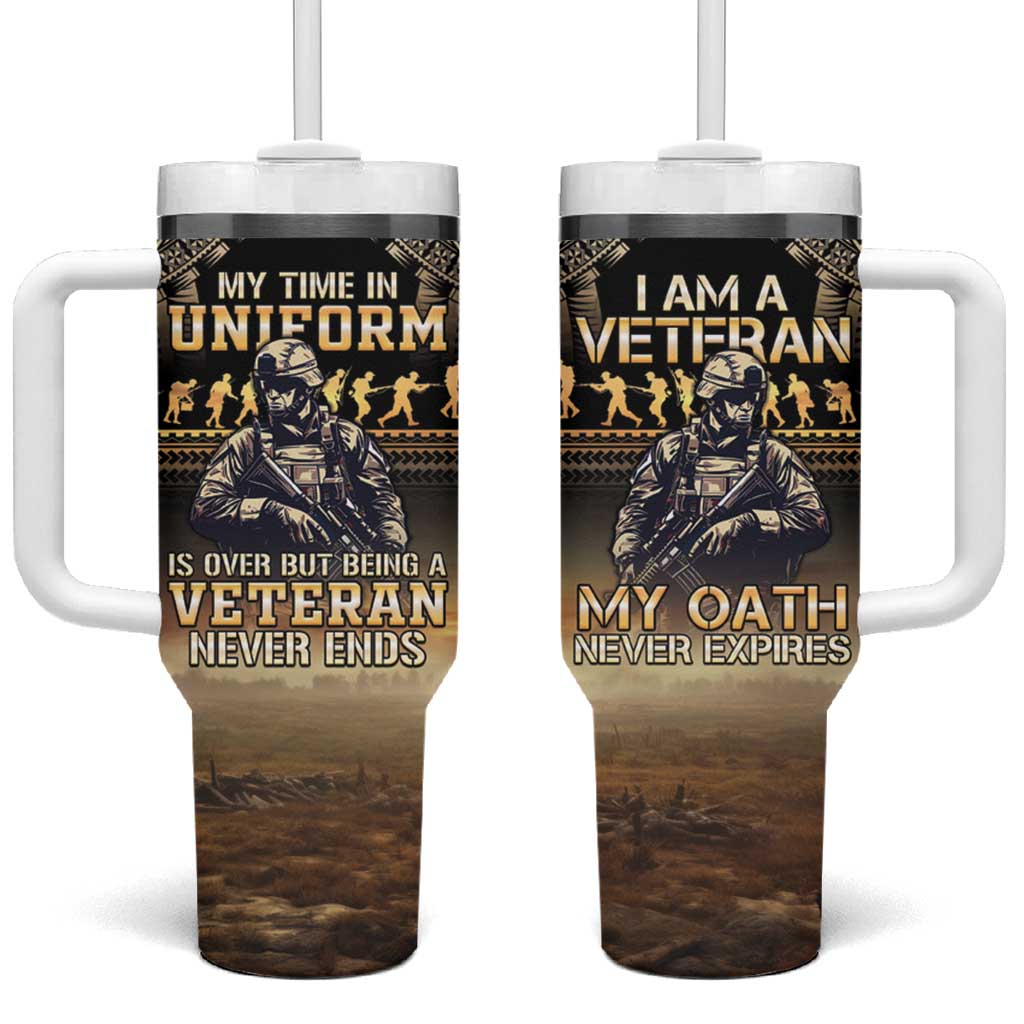 Polynesia Veterans Day Thank You Veterans Polynesian Custom Stanley Cup 40 oz 30 oz Tumbler With HandleTVC2301363