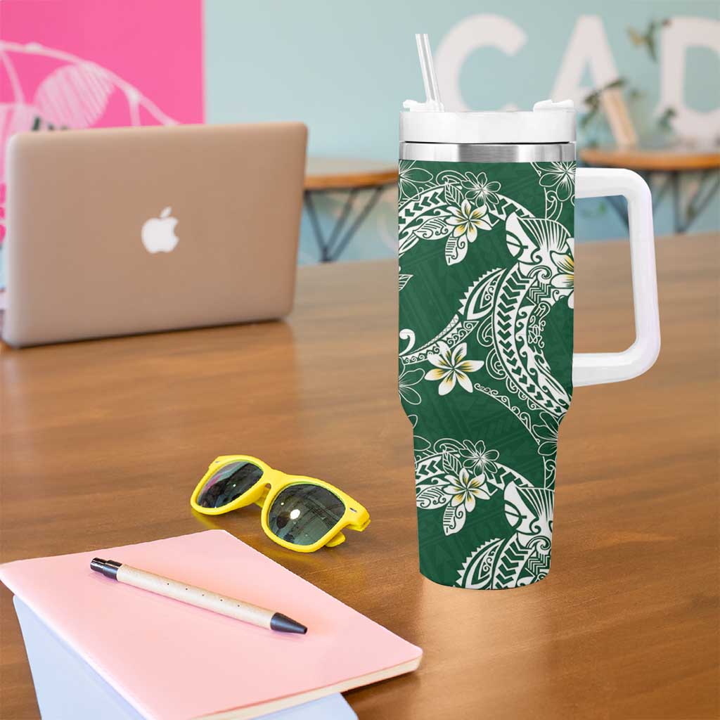 Polynesian Hawaiian Plumeria Tribal Pattern Custom Stanley Cup 40 oz 30 oz Tumbler With HandleTVC2301263 - Image 5