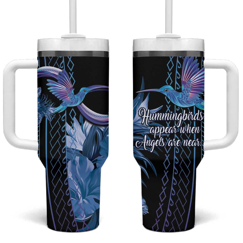 Polynesian Memorial Hummingbirds Appear When Angels Are Near Custom Stanley Cup 40 oz 30 oz Tumbler With HandleTVC2301385
