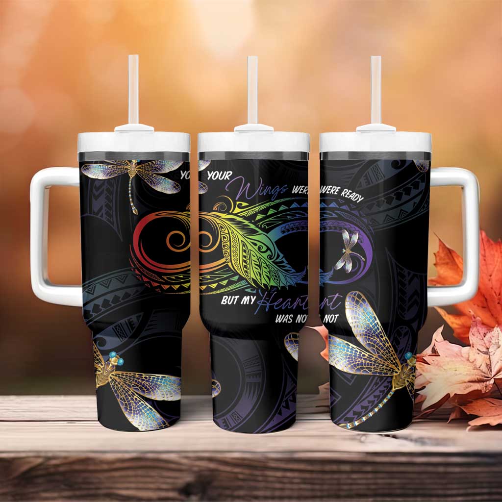 Polynesian Memorial Your Wings Were Ready But My Heart Was Not Custom Stanley Cup 40 oz 30 oz Tumbler With HandleTVC2301361 - Image 4