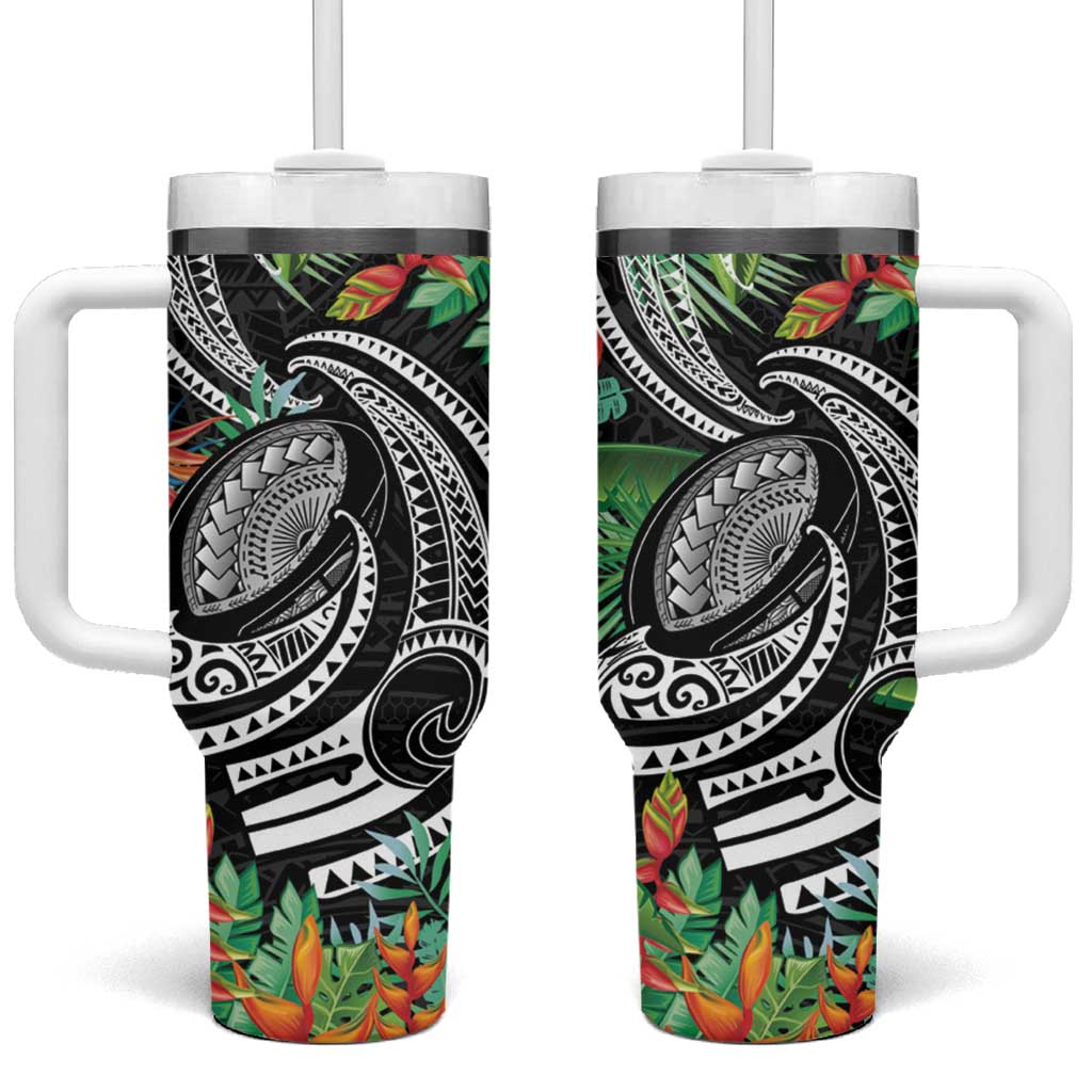 Polynesian Pacific Rugby Tribal Tropical Custom Stanley Cup 40 oz 30 oz Tumbler With HandleTVC2301391