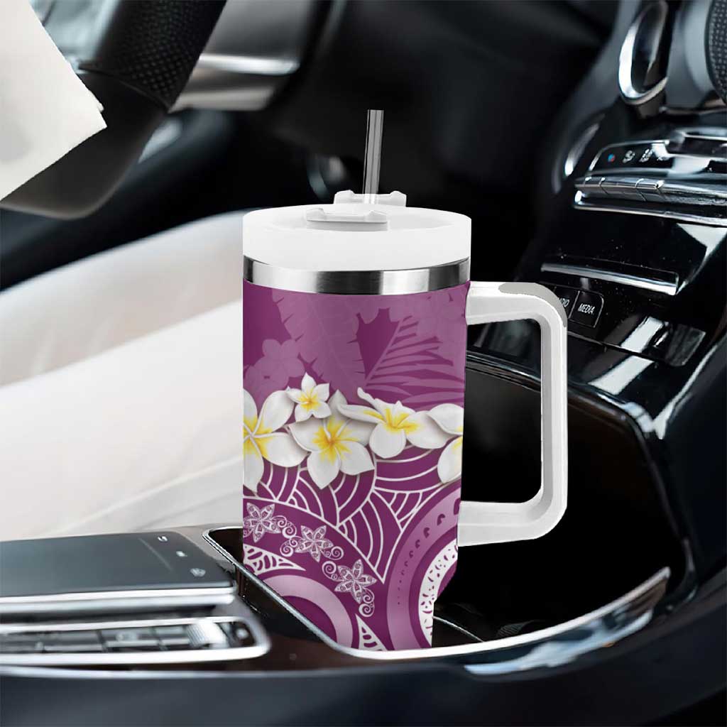 Polynesian Tribal Frangipani Tropical Vibe Custom Stanley Cup 40 oz 30 oz Tumbler With HandleTVC2301250 - Image 8