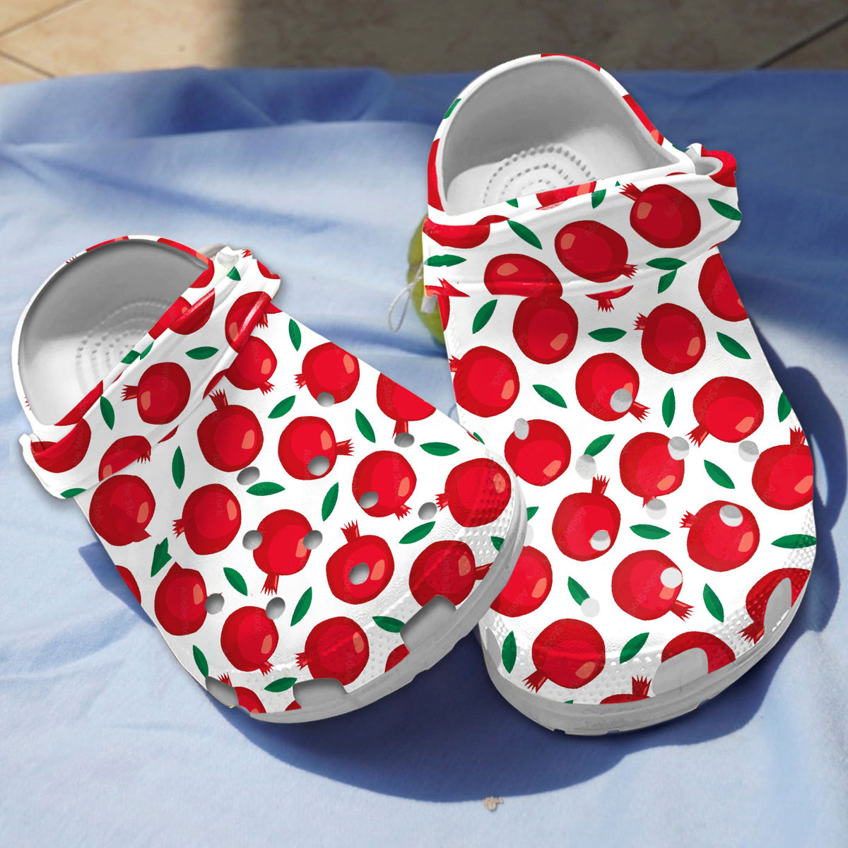 Pomegranate Fruit Crocs Crocband Clogs Shoes Comfortable For Men Women and Kids