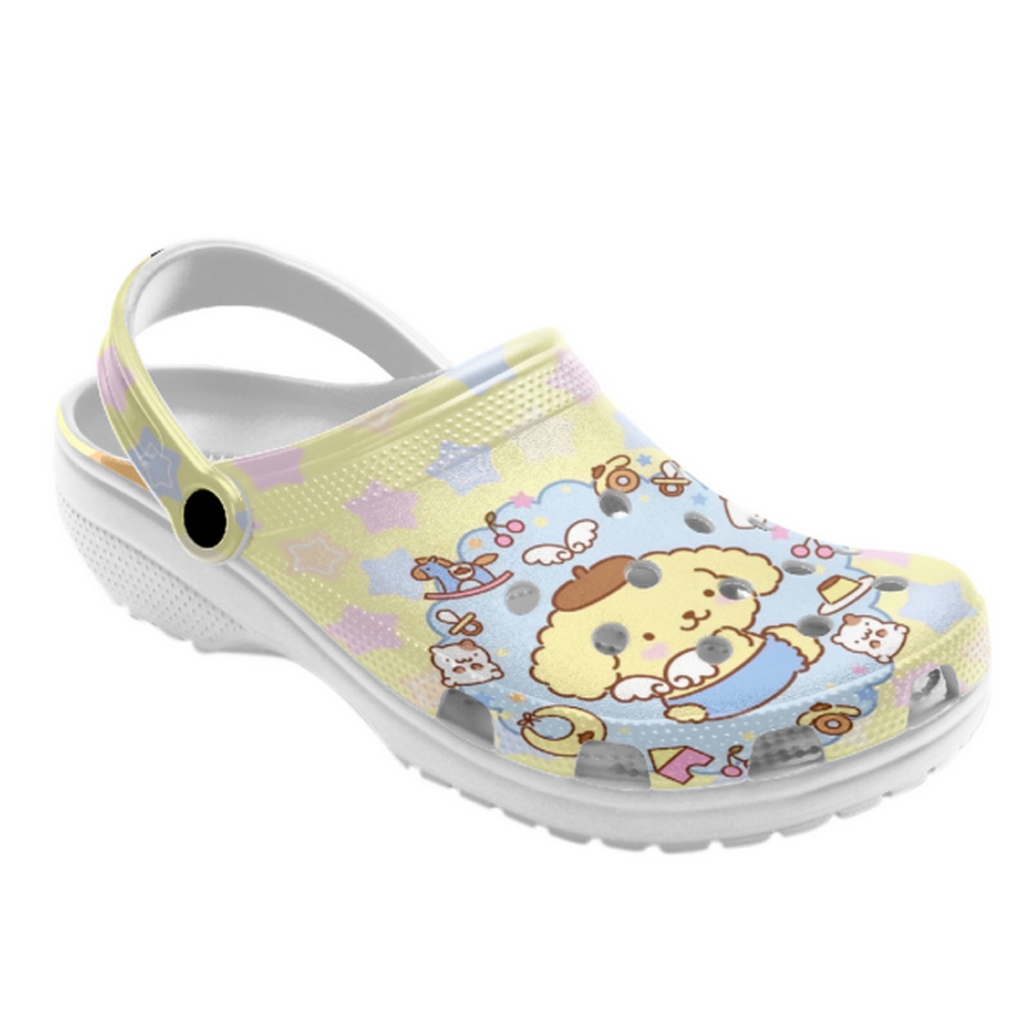 Pompompurin Cartoon Crocs Crocband Clogs Shoes Comfortable For Men Women and Kids - Image 2