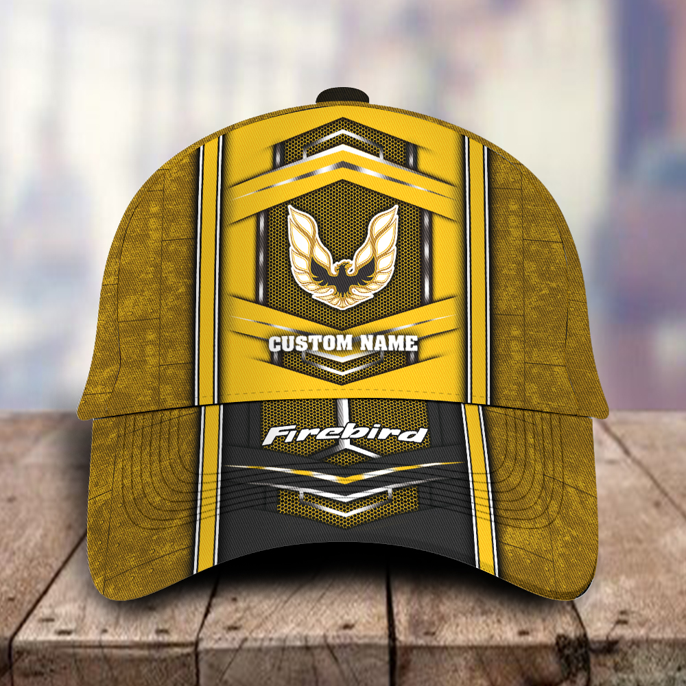 Pontiac Firebird 3D Classic Cap Custom Name Personalized Car Motor Hat Trucker Hats Custom Hats Gifts For Men & Women
