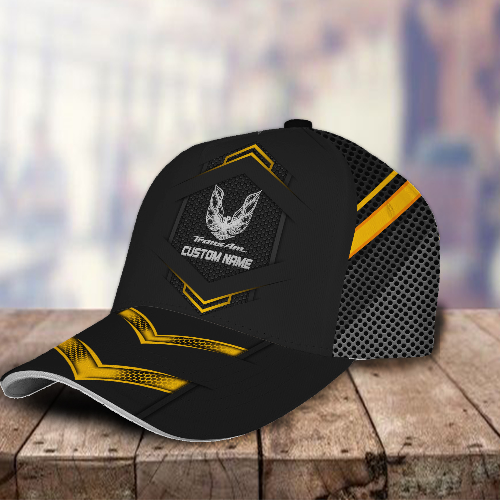 Pontiac Trans Am 3D Classic Cap Logo Personalized Name Trucker Hats Custom Hats Gifts For Men & Women