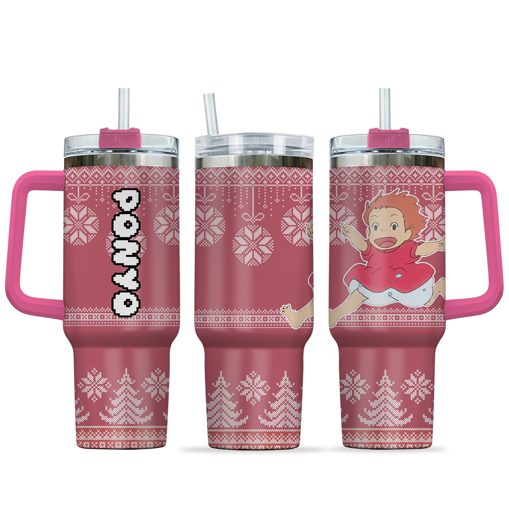 Ponyo Anime Custom Stanley Cup 40 oz 30 oz Tumbler With HandleTVC2301166