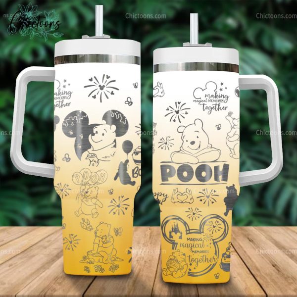 Pooh Disney Cartoon Custom Stanley Cup 40 oz 30 oz Tumbler With HandleTVC2301256