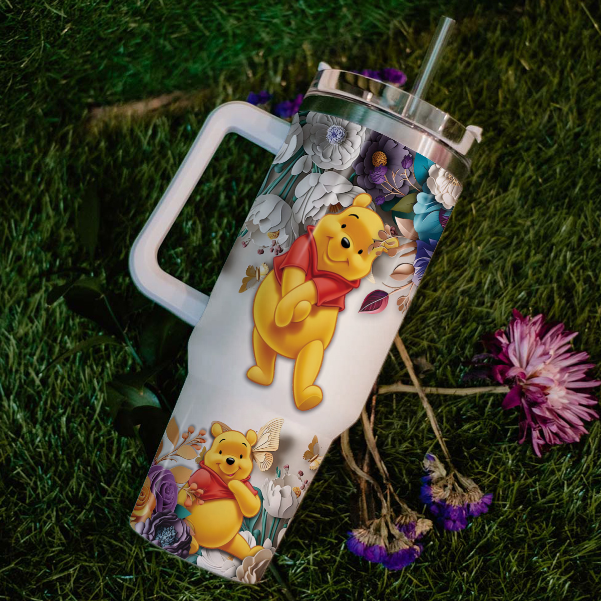 Pooh Winnie the Pooh Cartoon Custom Stanley Cup 40 oz 30 oz Tumbler With HandleTVC2301822 - Image 6